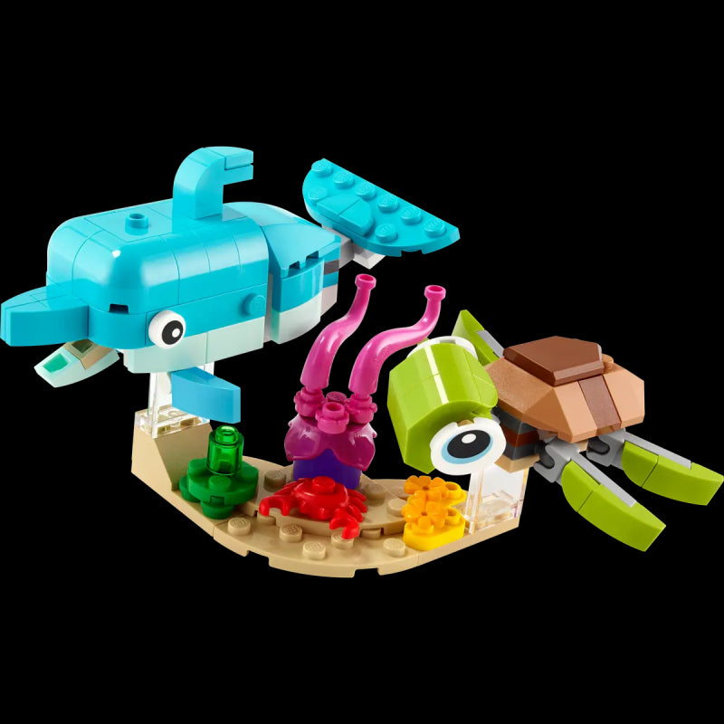 Lego Creator 3 In 1 - Delfino E Tartaruga 31128