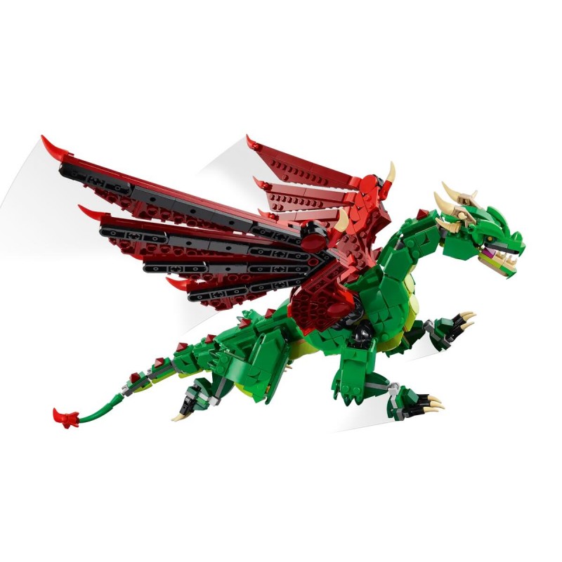 Lego Creator 3 In 1 Drago Medievale Giocattolo 31161