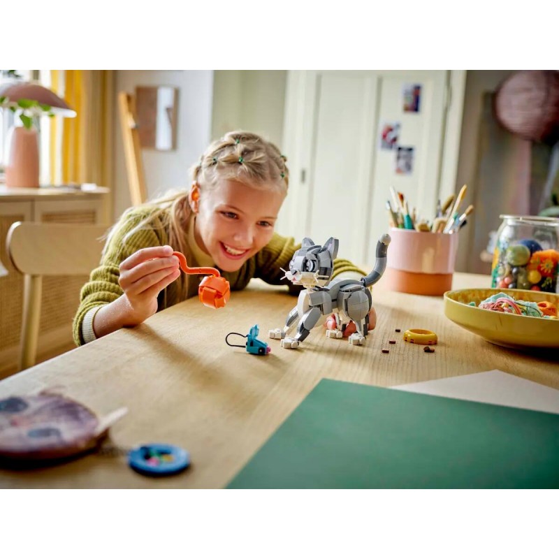 Lego Creator 3 In 1: Gatto Giocoso - Si Trasforma In Piccione O In Cane 31163