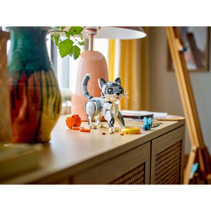 Lego Creator 3 In 1: Gatto Giocoso - Si Trasforma In Piccione O In Cane 31163