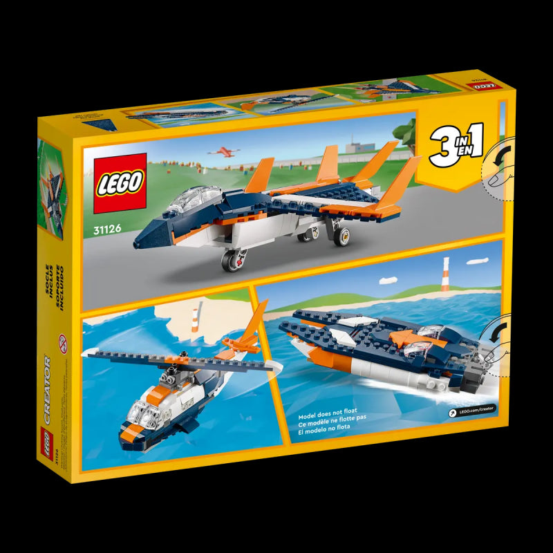 Lego Creator 3 In 1- Jet Supersonico 31126