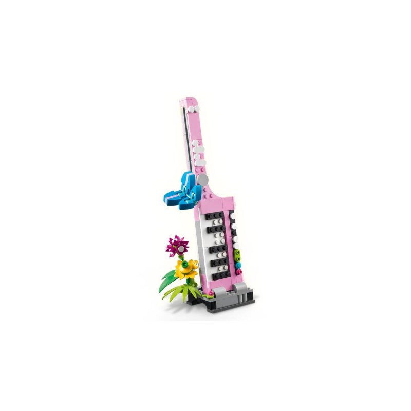 Lego Creator 3 In 1: Macchina Da Scrivere Con Fiori Giocattolo - Si Trasforma In Keytar O In Vaso 31169