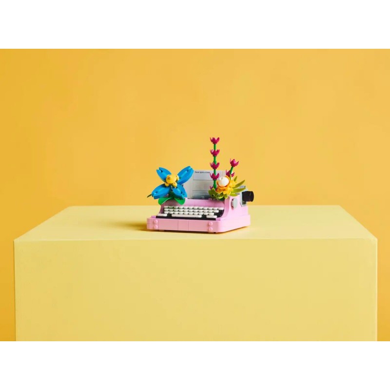 Lego Creator 3 In 1: Macchina Da Scrivere Con Fiori Giocattolo - Si Trasforma In Keytar O In Vaso 31169