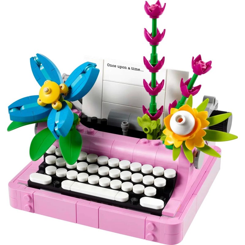 Lego Creator 3 In 1: Macchina Da Scrivere Con Fiori Giocattolo - Si Trasforma In Keytar O In Vaso 31169