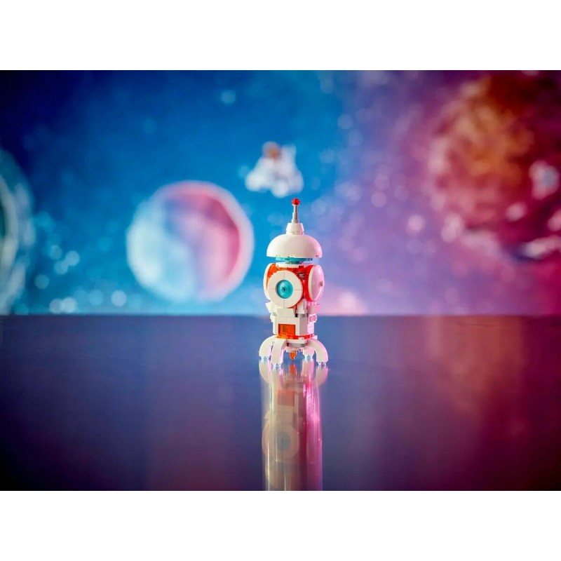 Lego Creator 3 In 1: Robot Spaziale - Si Trasforma In Cane O In Razzo 31164