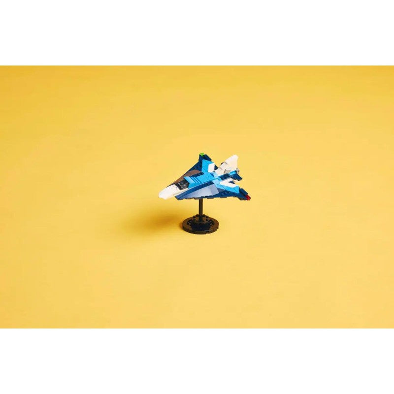Lego Creator 3 In 1 Velivolo: Aereo Da Competizione - Trasformabile In Elicottero E Jet 31160