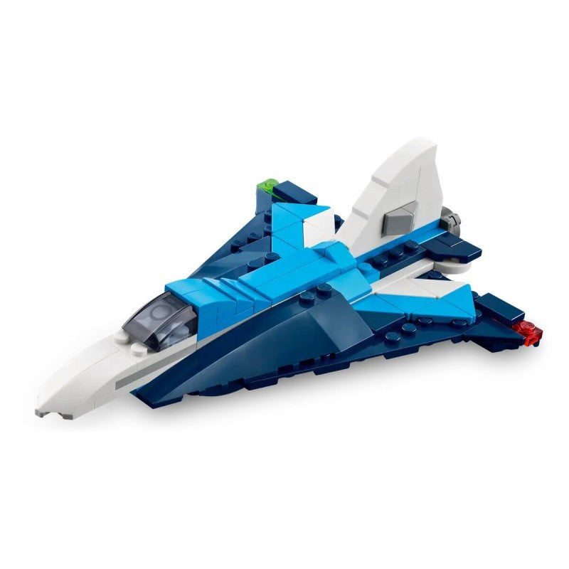 Lego Creator 3 In 1 Velivolo: Aereo Da Competizione - Trasformabile In Elicottero E Jet 31160