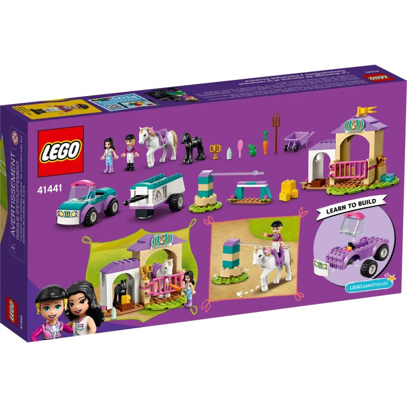 Lego Friends - Addestramento Equestre E Rimorchio 41441