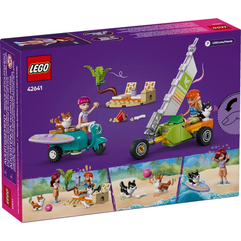 Lego Friends - Avventure Canine Su Windskate E Sidecar 42641