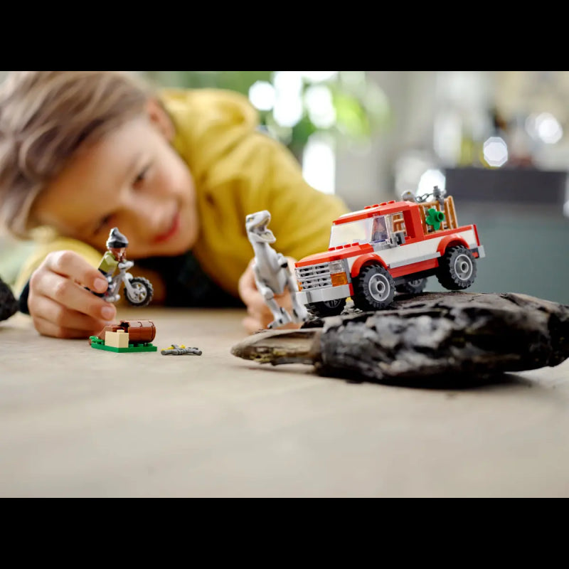 Lego Jurassic World - La Cattura Dei Velociraptor Blue E Beta 76946