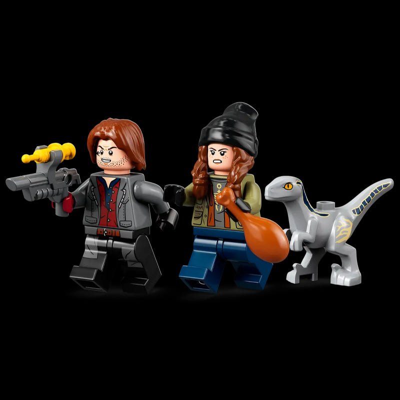 Lego Jurassic World - La Cattura Dei Velociraptor Blue E Beta 76946