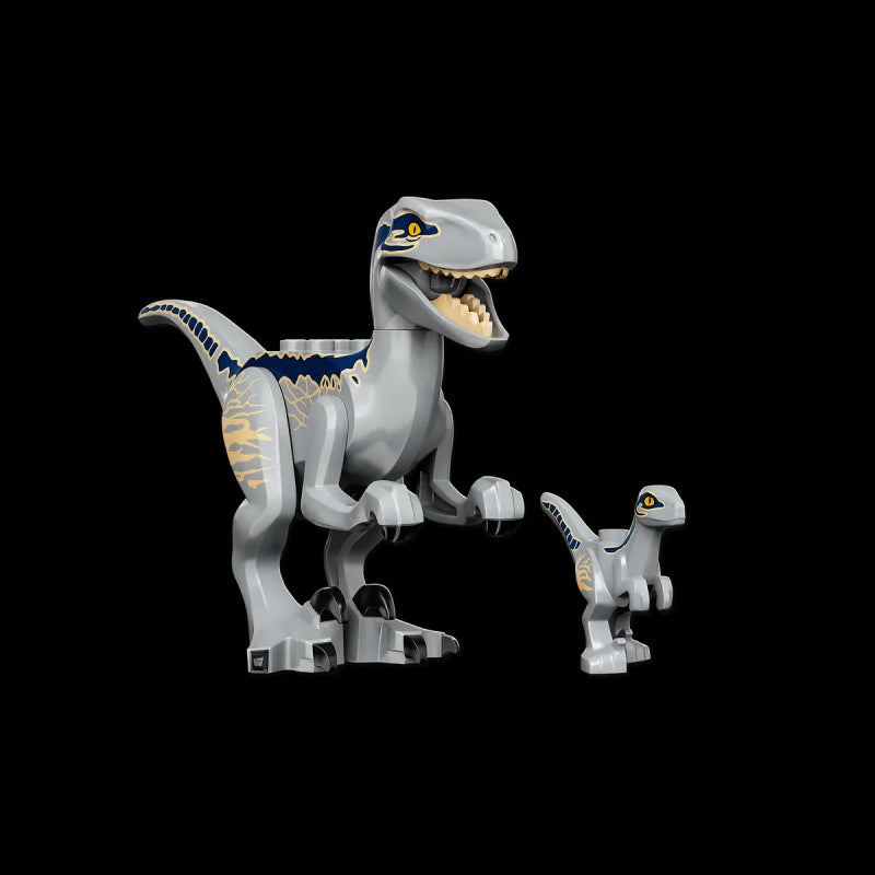 Lego Jurassic World - La Cattura Dei Velociraptor Blue E Beta 76946