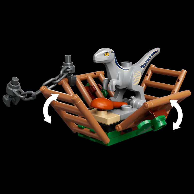Lego Jurassic World - La Cattura Dei Velociraptor Blue E Beta 76946