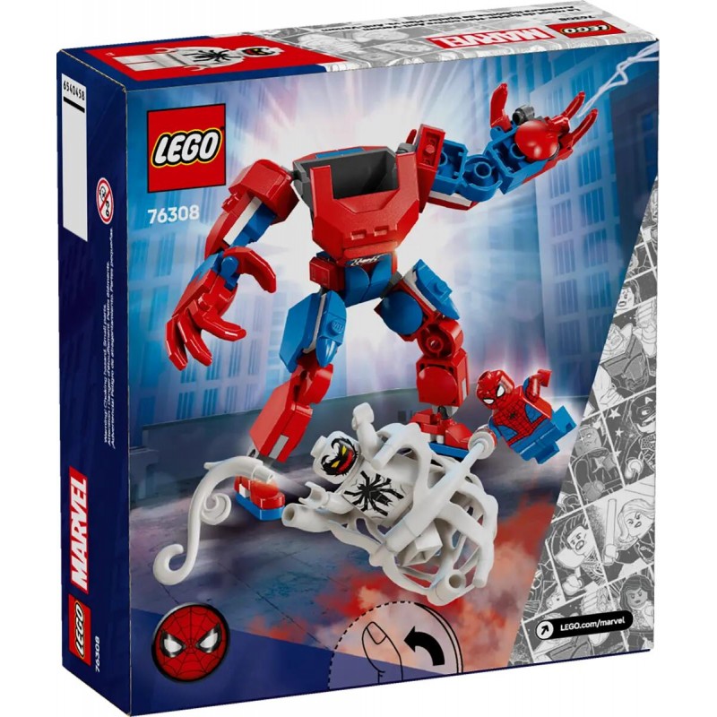 Lego Marvel: Mech Di Spider-man Contro Anti-venom 76308