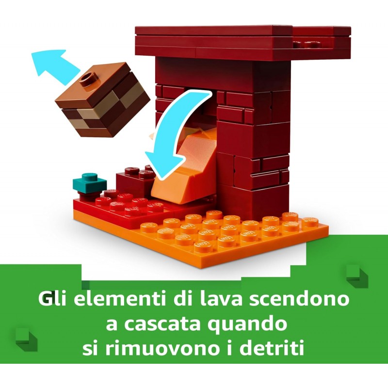 Lego Minecraft - Battaglia Sul Ponte Del Nether 21266
