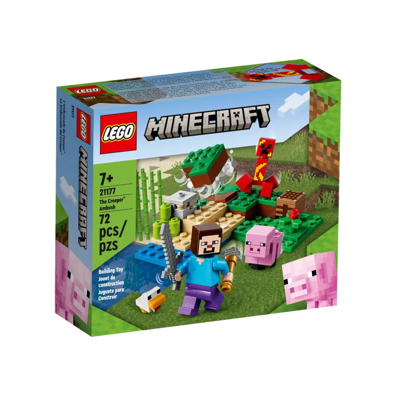 Lego Minecraft - L’agguato Del Creeper™ 21177