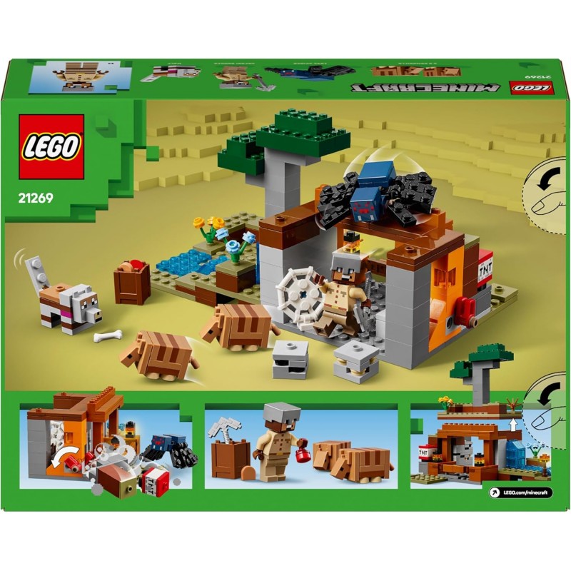 Lego Minecraft - Spedizione Nella Miniera Dell’armadillo 21269