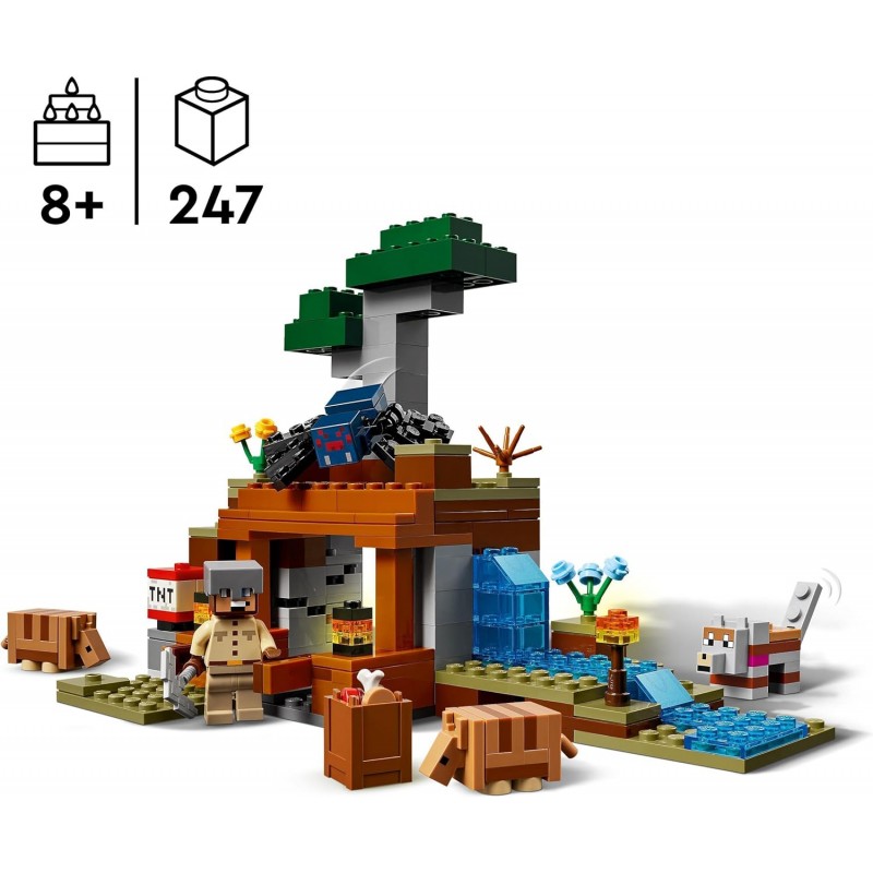 Lego Minecraft - Spedizione Nella Miniera Dell’armadillo 21269