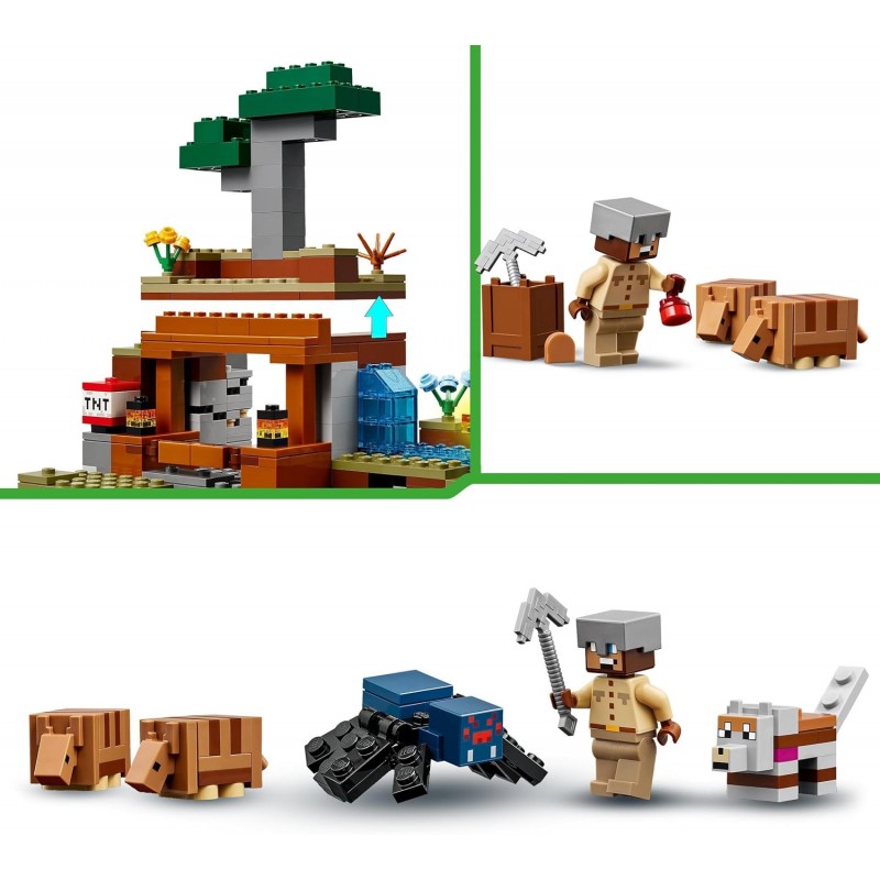 Lego Minecraft - Spedizione Nella Miniera Dell’armadillo 21269