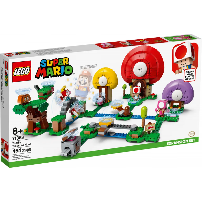 Lego Super Mario - La Caccia Al Tesoro Di Toad - Pack Di Espansione 71368
