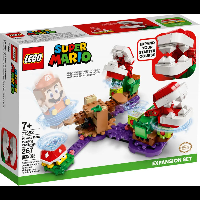 Lego Super Mario - Pianta Piranha - Pack Di Espansione 71382