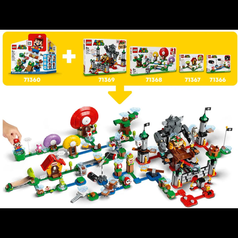 Lego Super Mario - Scivolo Della Pianta Piranha - Pack Di Espansione 71365