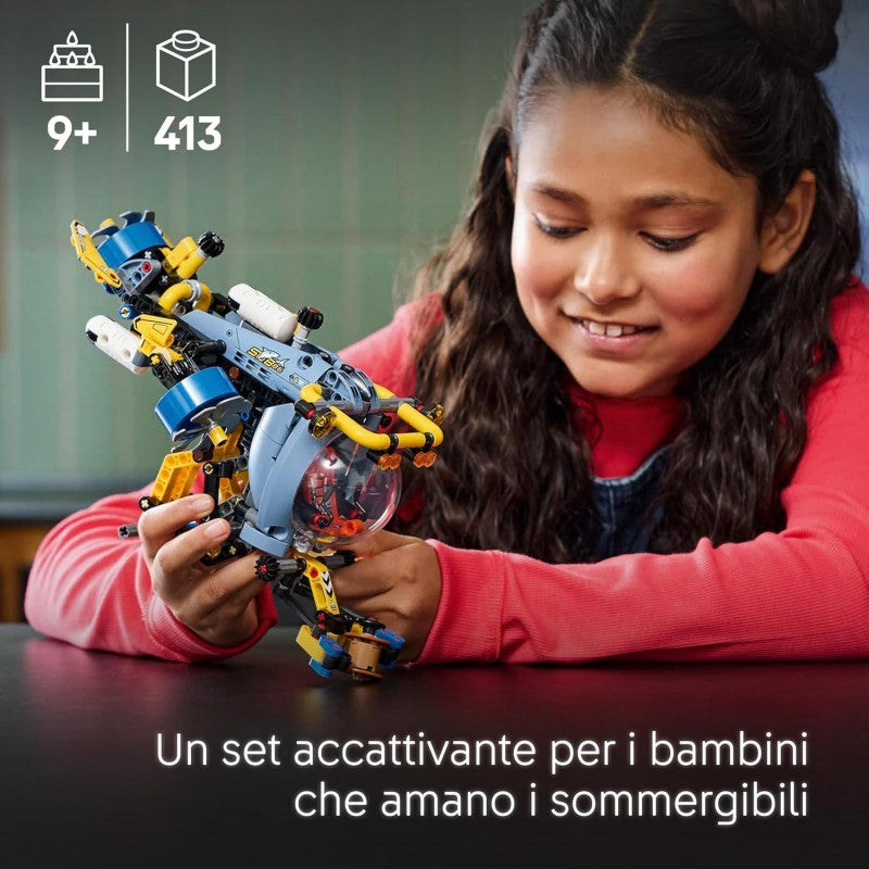 Lego Technic - Sottomarino Per Esplorazioni Abissali 42201