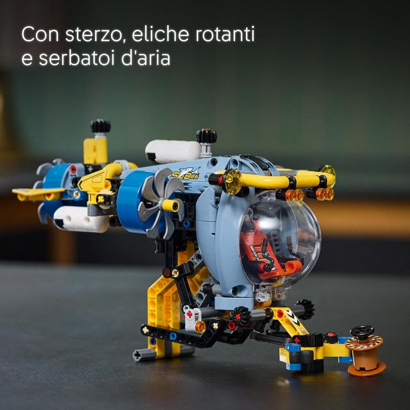 Lego Technic - Sottomarino Per Esplorazioni Abissali 42201