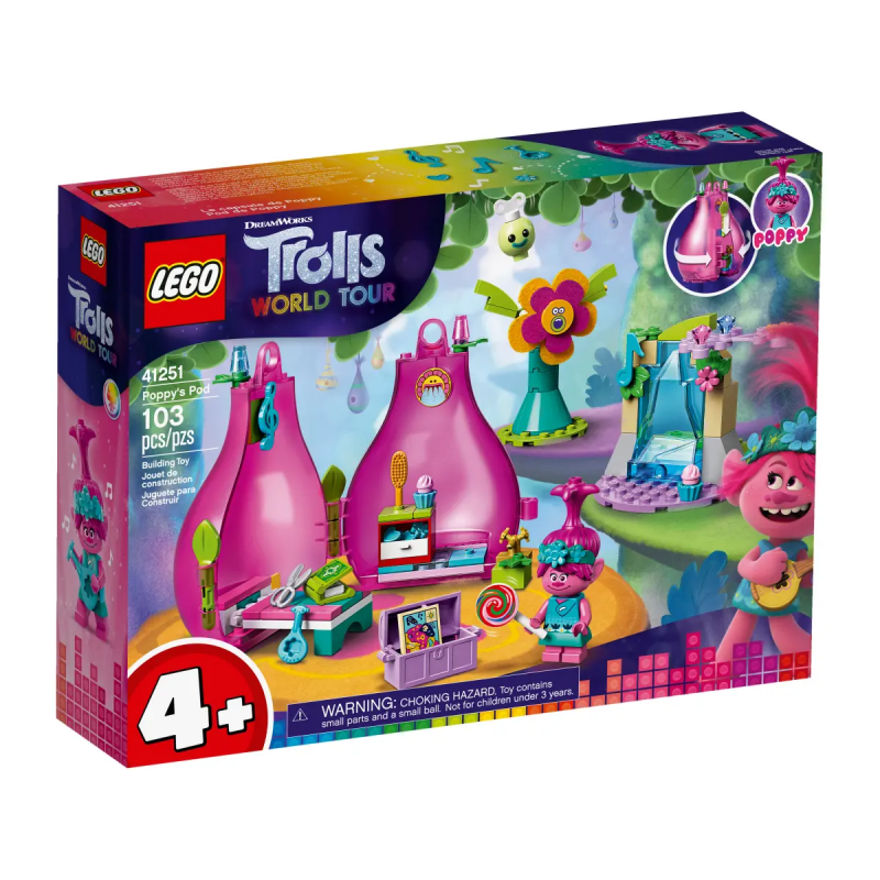 Lego Trolls World Tour – Il Baccello Di Poppy 41251