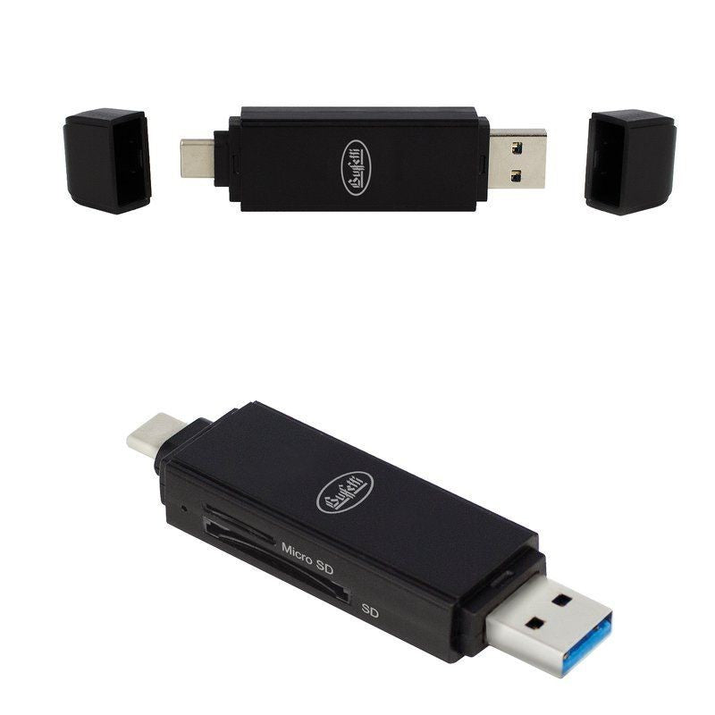 Lettore Di Schede Di Memoria 2in1 Doppio Connettore Usb 3.1 E Type-c - Buffetti