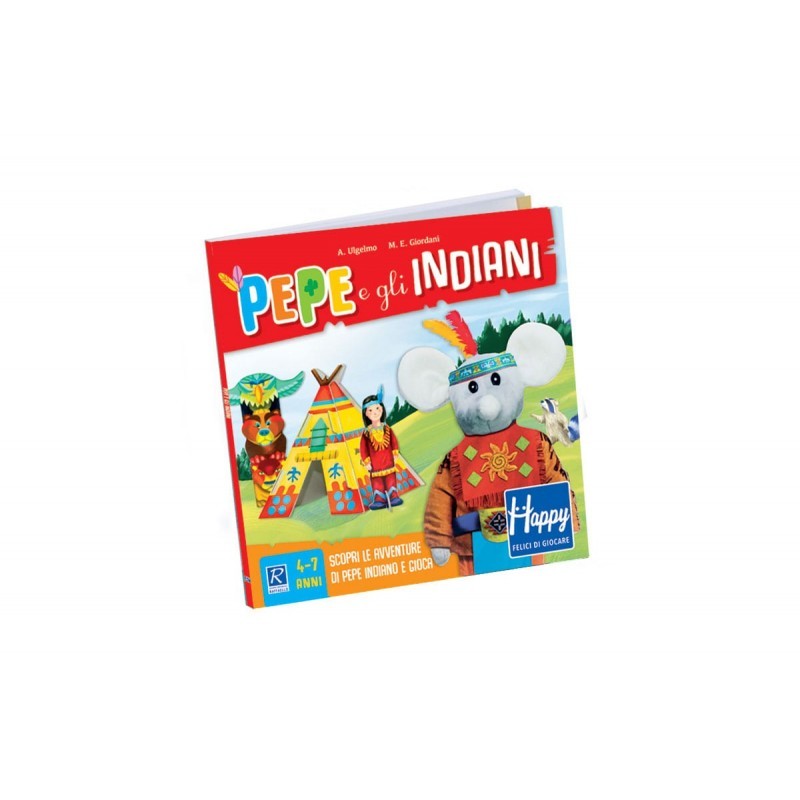 Libro Con Puzzle 3d Pepe E Gli Indiani - Raffaello Ragazzi