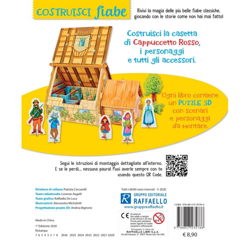 Libro Puzzle Cappuccetto Rosso - Raffallo Ragazzi