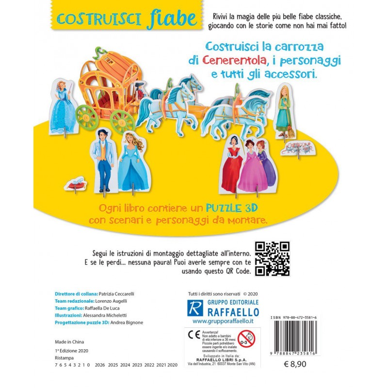 Libro Puzzle Cenerentola - Raffallo Ragazzi