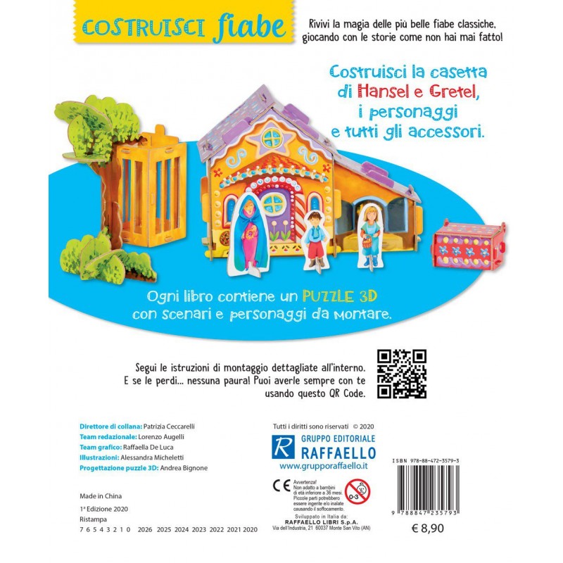 Libro Puzzle Hansel E Gretel - Raffallo Ragazzi