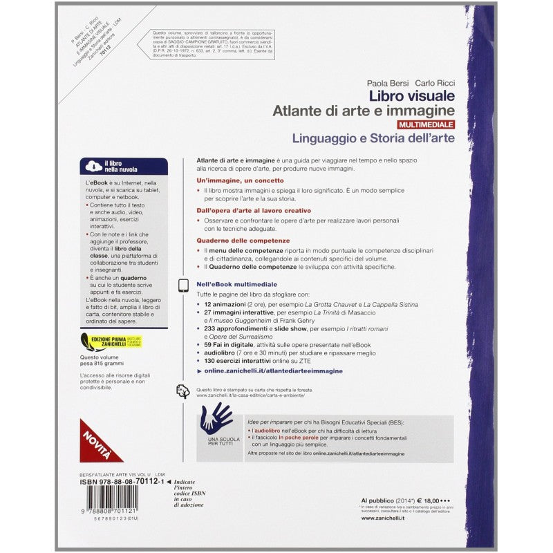 Libro Visuale Atlante Di Arte E Immagine - Linguaggio E Storia Dell'arte