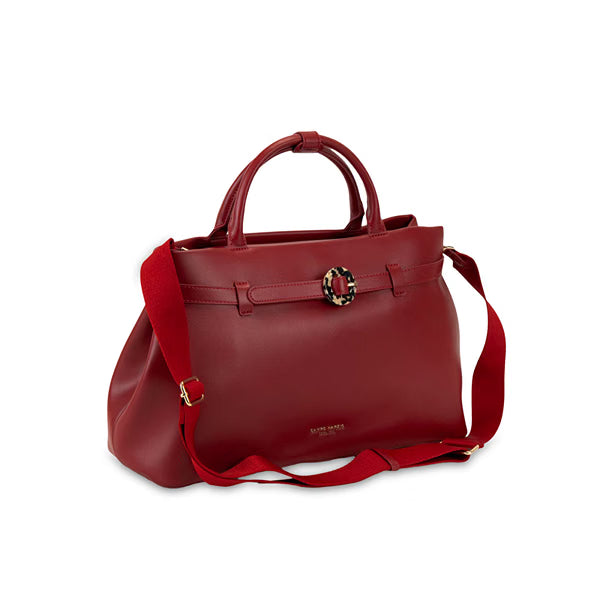 Borsa a Mano Twist Rosso Scarlatto – Campo Marzio