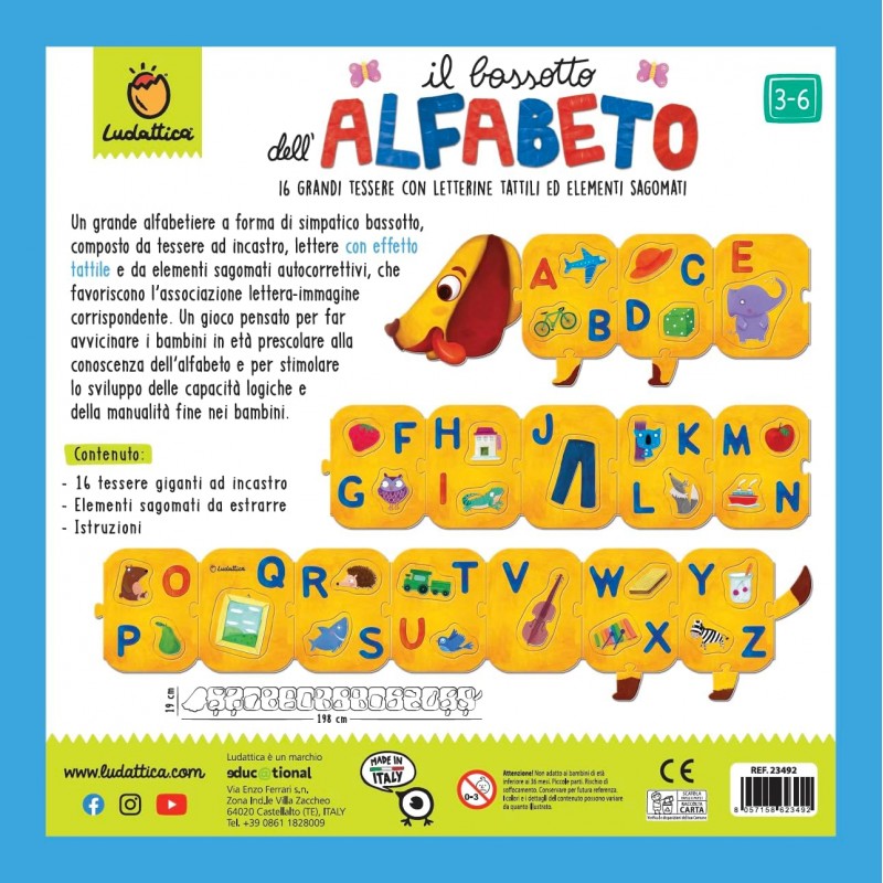 Ludattica - Il Bassotto Dell'alfabeto 3 Anni