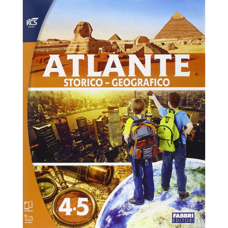 Mappa... Mondo 4: Storia-geografia, Scienze-matematica, Quaderni Operativi + Atlante Storico-geografico 4/5
