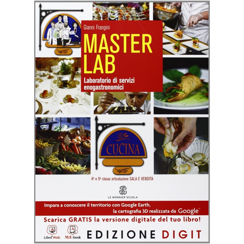 Master Lab Laboratorio Di Servizi Enogastronomici Cucina  Volume Unico