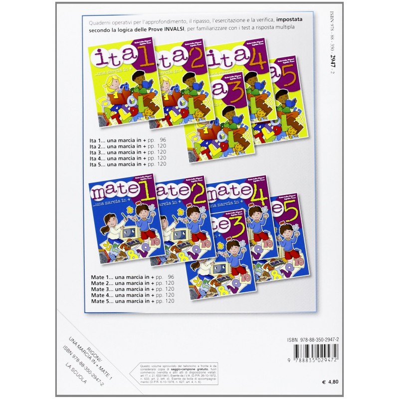 Mate. Una Marcia In +. Per La Scuola Elementare (vol. 1)