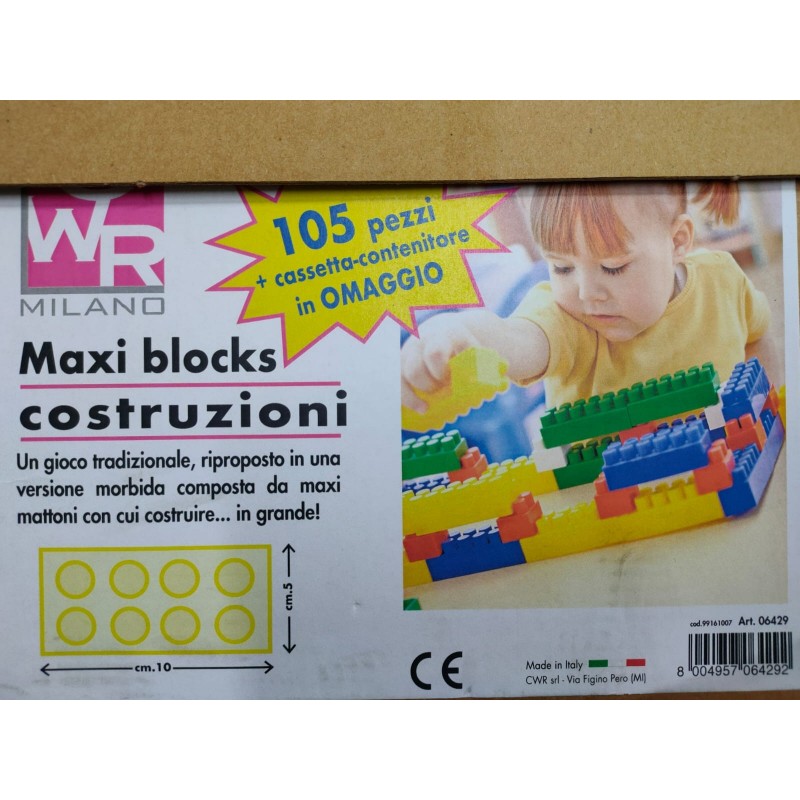 Maxi Blocks Costruzioni 105 Pezzi - Cwr 06429