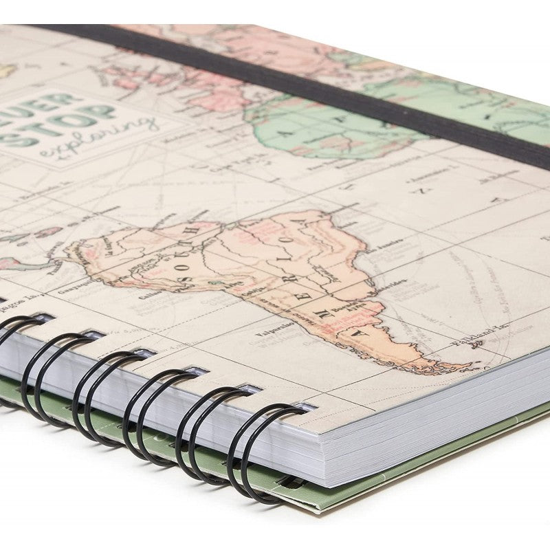 Maxi Quaderno 3 In 1 Spiralato Legami Travel, A4, 204 Pagine Staccabili