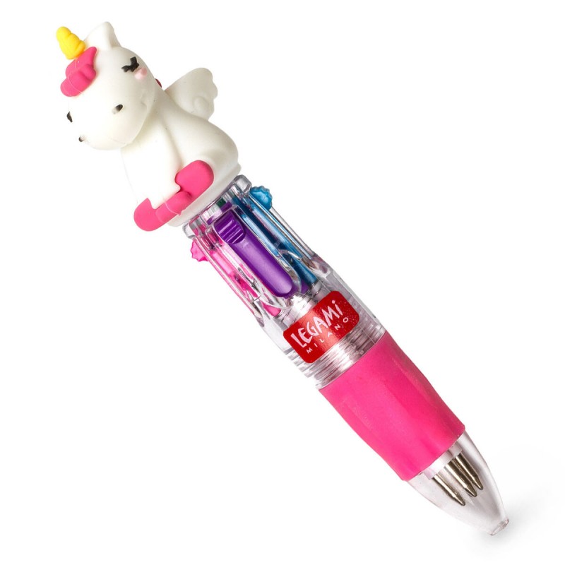 Mini Penna A Sfera 4 Colori - Mini Magic Rainbow Unicorn - Legami
