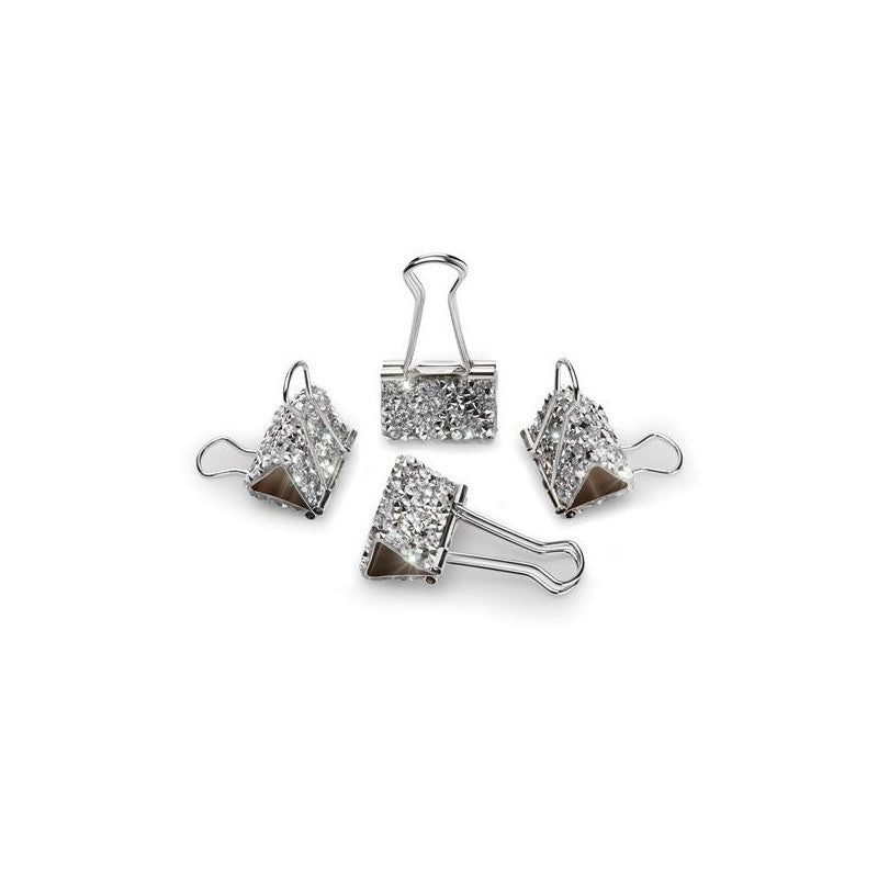 Molla Fermacarte Chiara Ferragni Double Clips Con Strass 4 Pezzi - 2023-2024