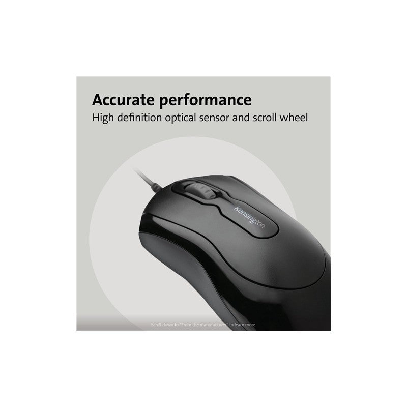 Mouse Ottico Usb Kensington Mouse In A Box