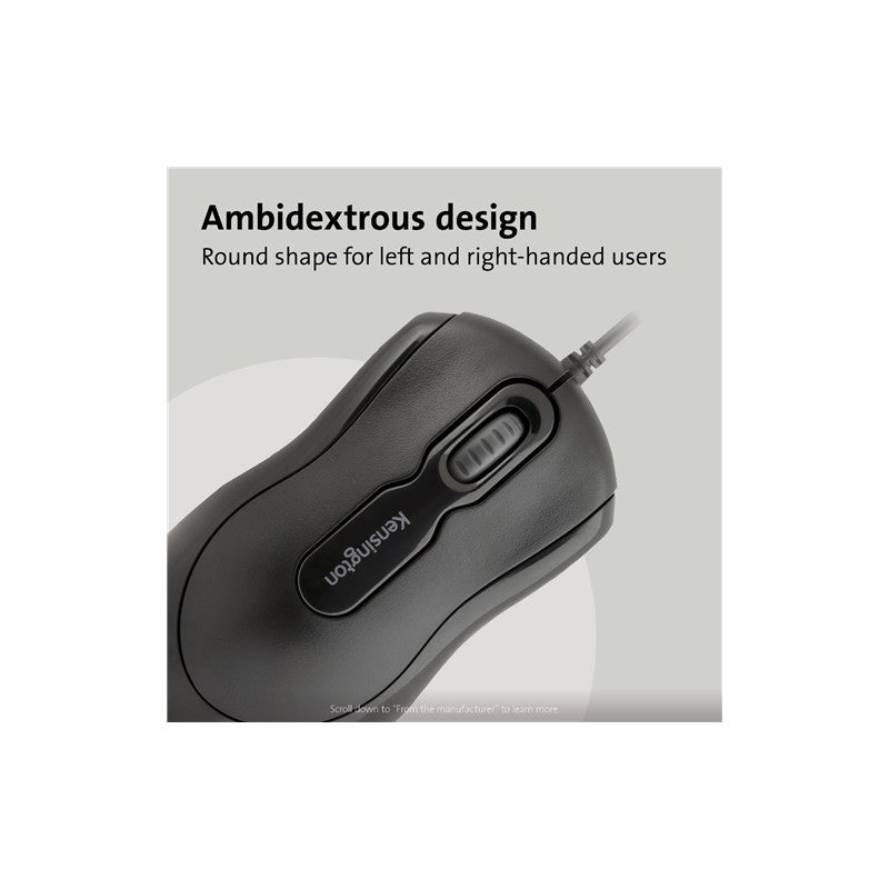 Mouse Ottico Usb Kensington Mouse In A Box