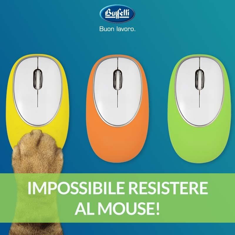 Mouse Ottico Wireless Antistress  - Buffetti