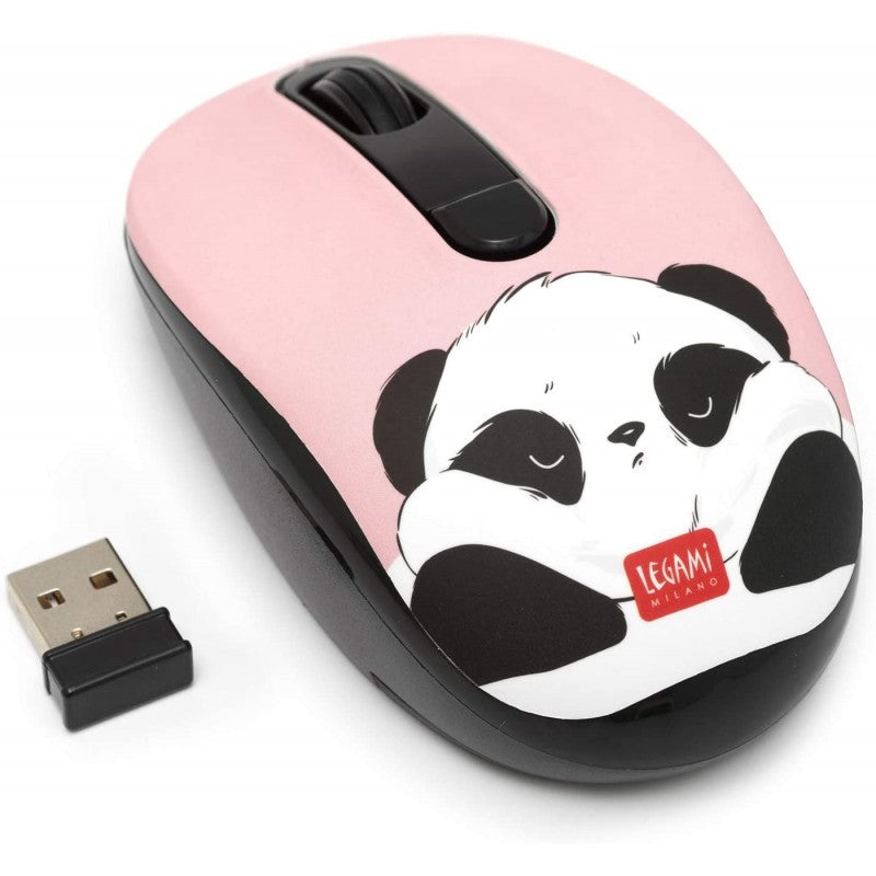 Mouse Ottico Wireless Panda Con Ricevitore Usb - Legami Wmo004
