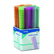Righelli andromeda in plastica 15 cm colori assortiti