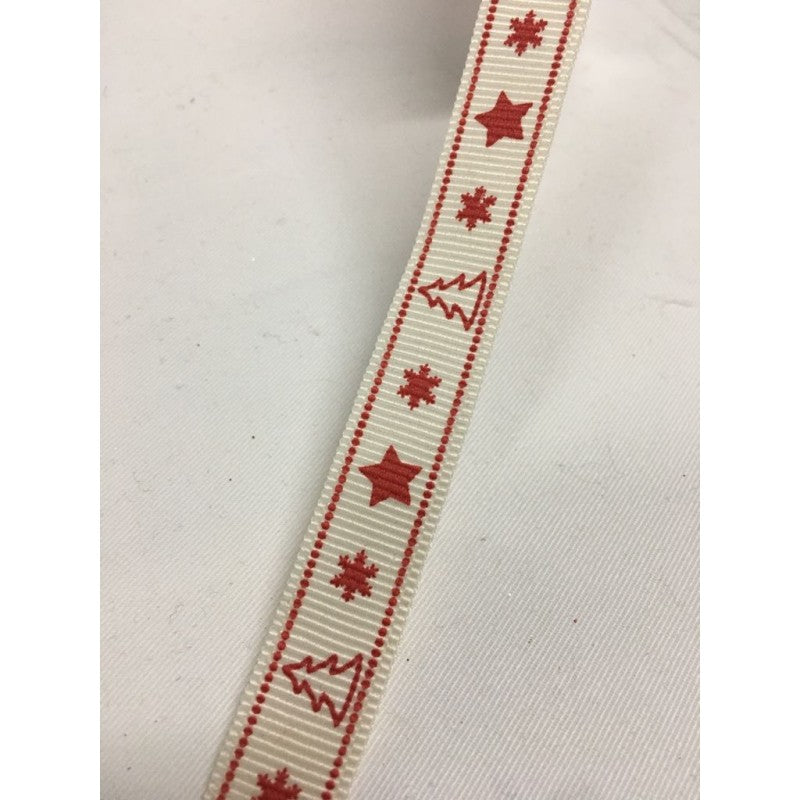 Nastro Con Abeti E Stelle